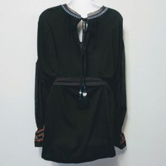 NWOT FREE PEOPLE On Holiday Belted Tunic Top M - Picture 7 of 10